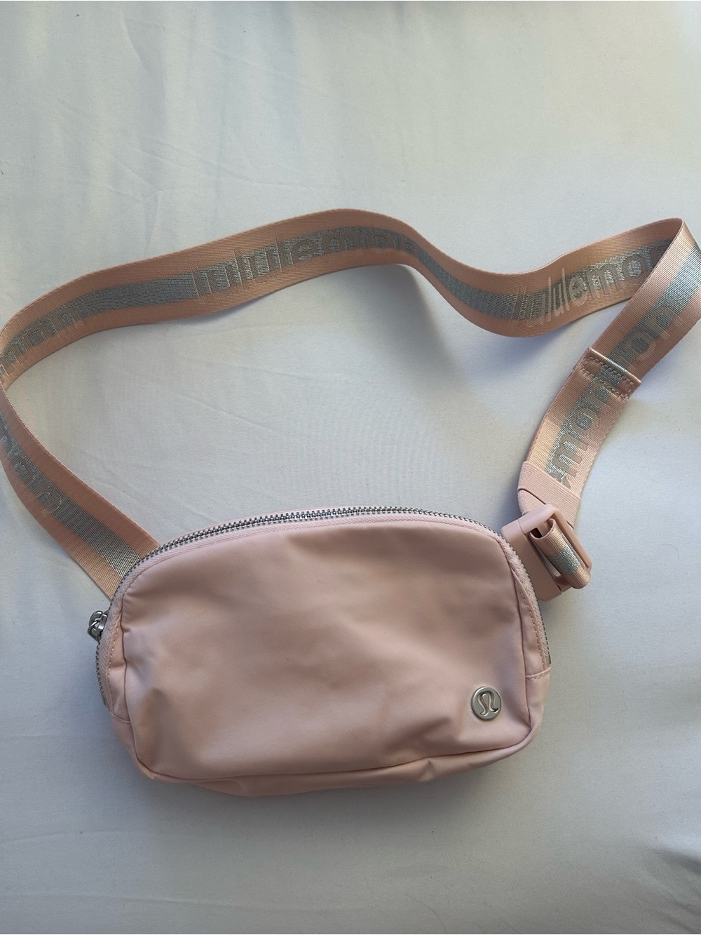lululemon athletica Blush Pink Crossbody Belt Belt